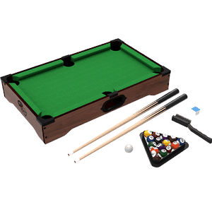 In all, the table can accommodate several accessories at a time. These include table brush, triangle rack, two pool cues, pool stick chalk, and pool balls. It can consequently carry out several tasks and purposes as the result of this.
