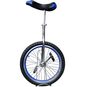 Fantasycart-Unicycle-20-In-&-Out-Door-Chrome-colored