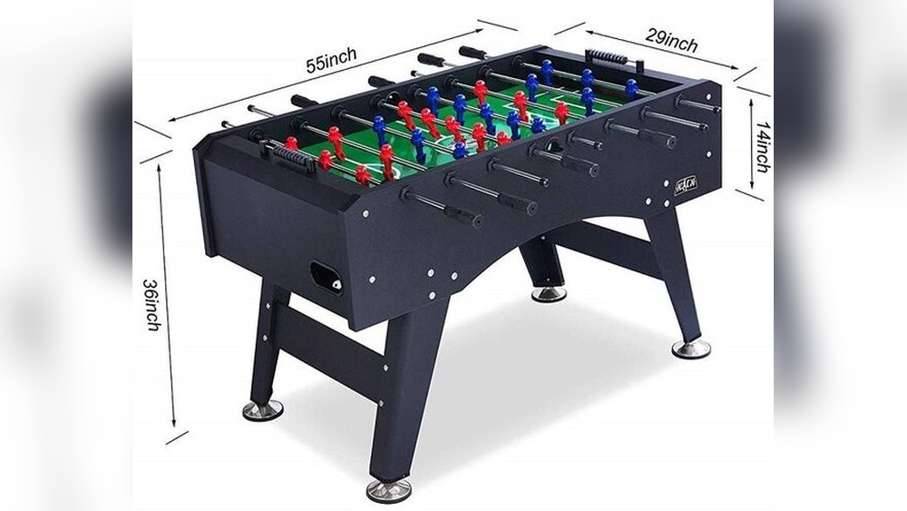 Foosball Table Size in Feet